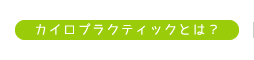 カイロプラクティックとは